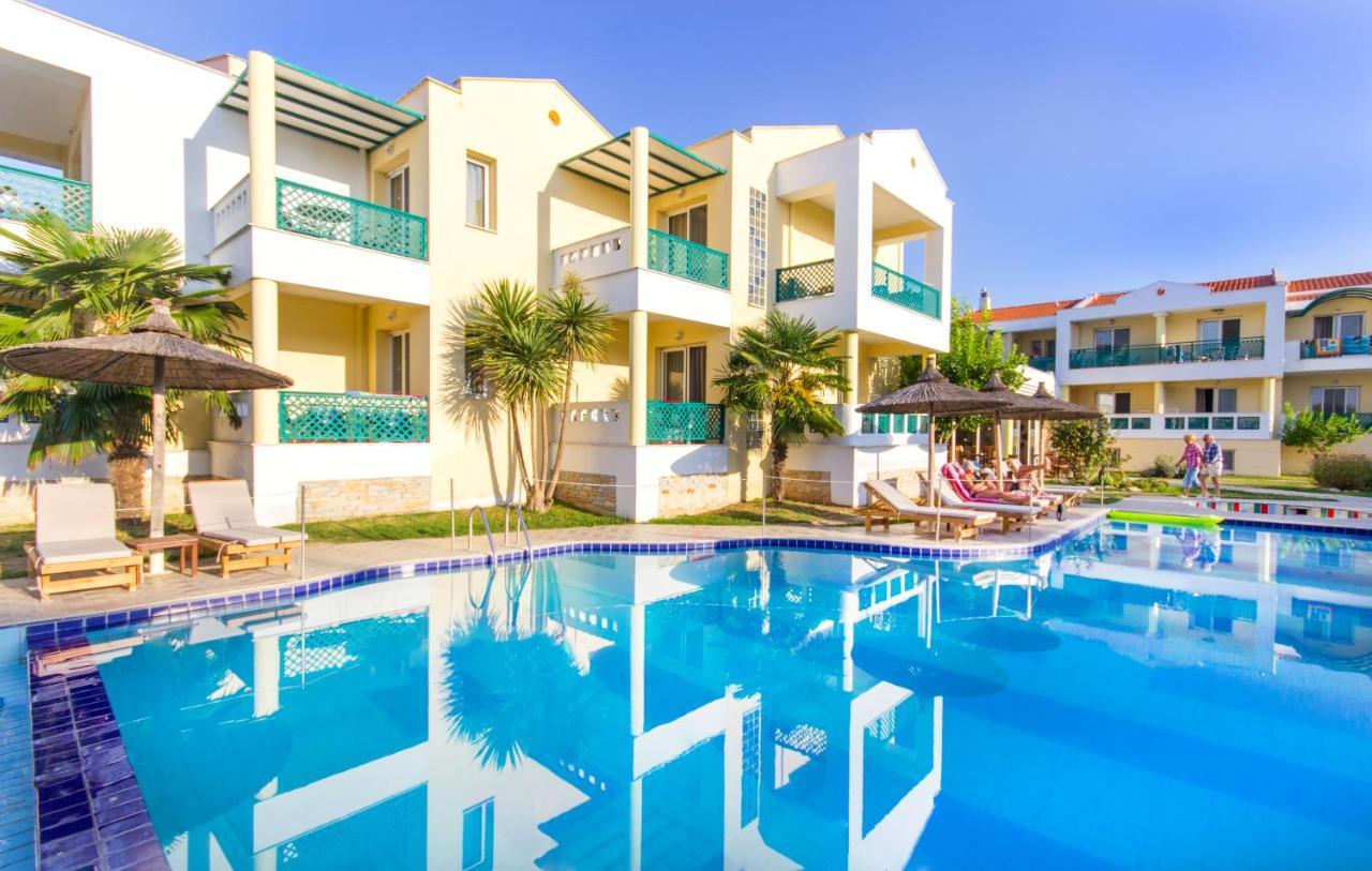 Aegean Sun Apartments Skala Rachoni  ภายนอก รูปภาพ