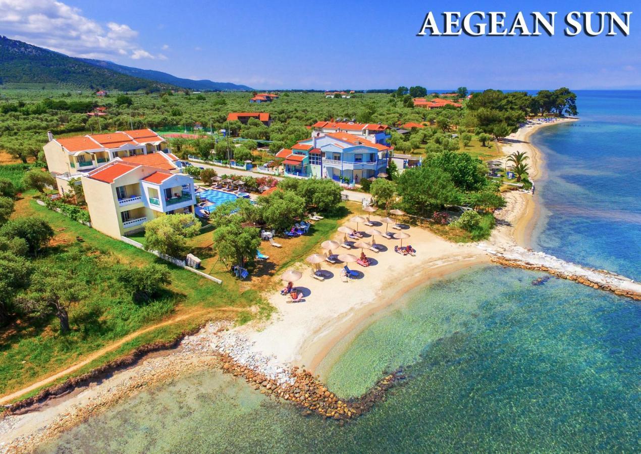 Aegean Sun Apartments Skala Rachoni  ภายนอก รูปภาพ