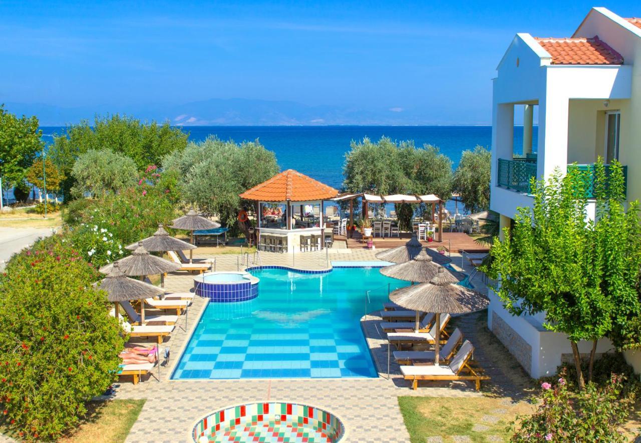 Aegean Sun Apartments Skala Rachoni  ภายนอก รูปภาพ