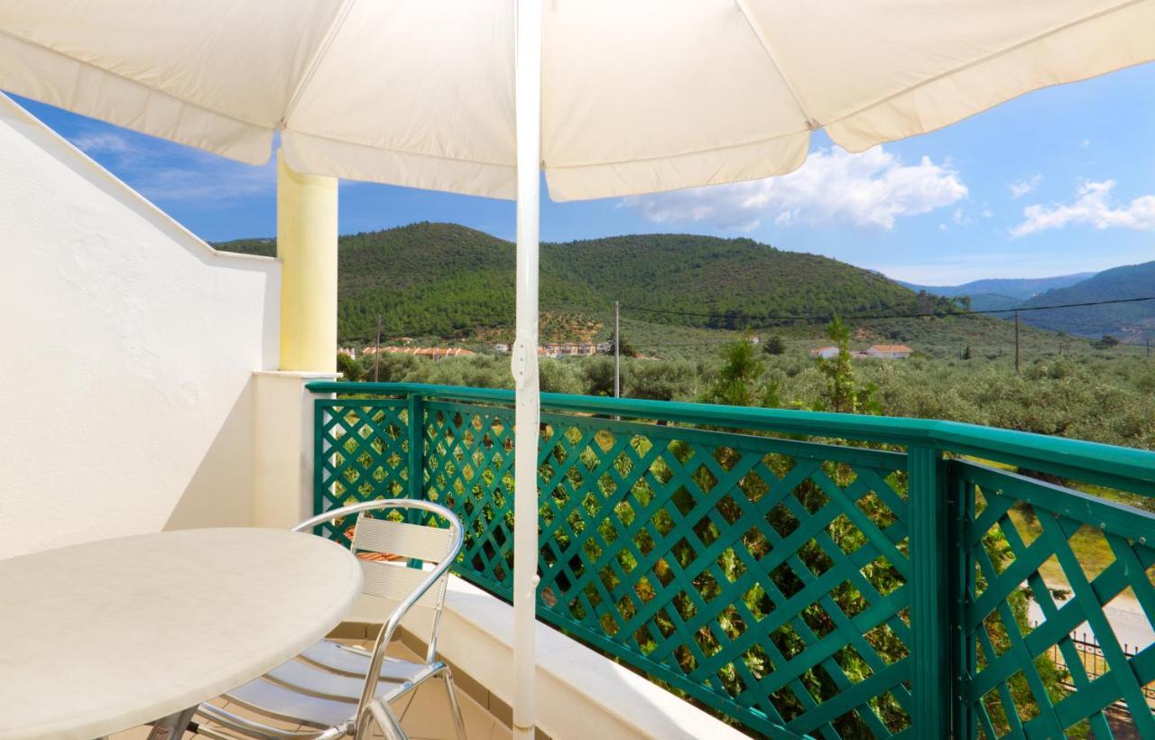 Aegean Sun Apartments Skala Rachoni  ภายนอก รูปภาพ